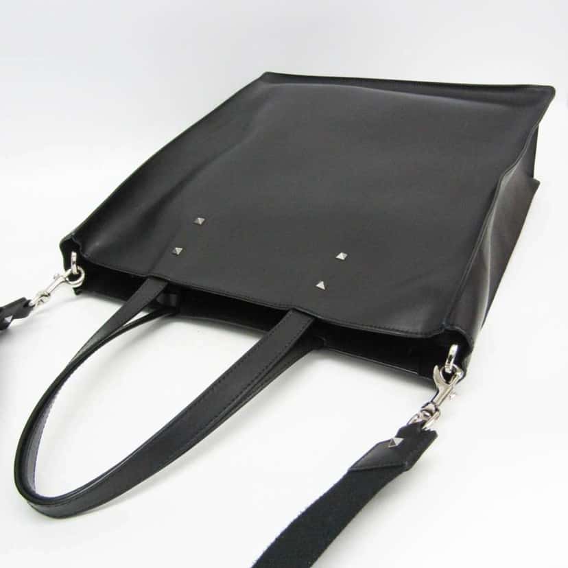 Valentino Garavani VLTN Tote Black Leather Good condition - Box View