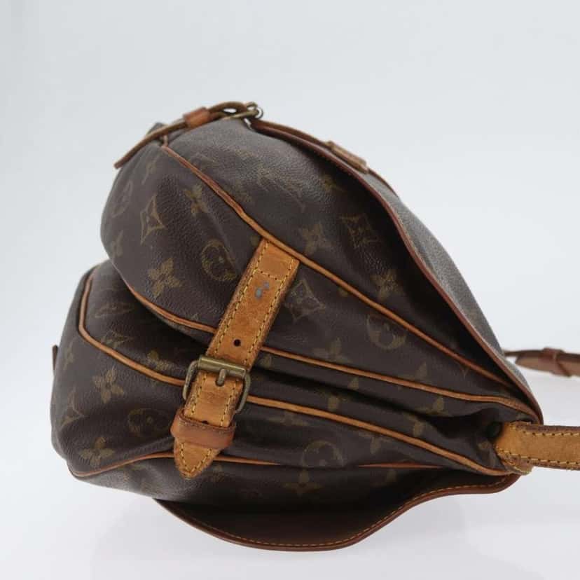 Louis Vuitton Saumur Handbag Brown Canvas Fair condition - Inside View