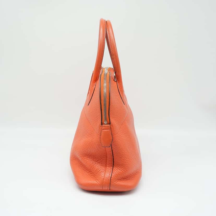 Hermès Bolide 31 Handbag In Potiron Orange Clemence Leather Orange Good condition - Model View