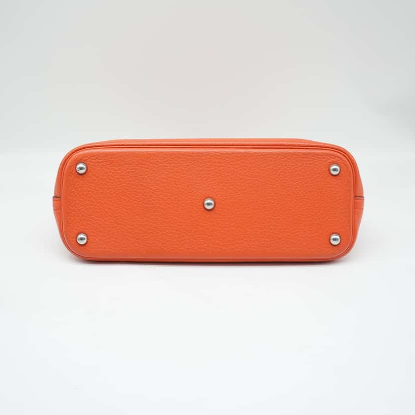 Hermès Bolide 31 Handbag In Potiron Orange Clemence Leather Orange Good condition - Box View