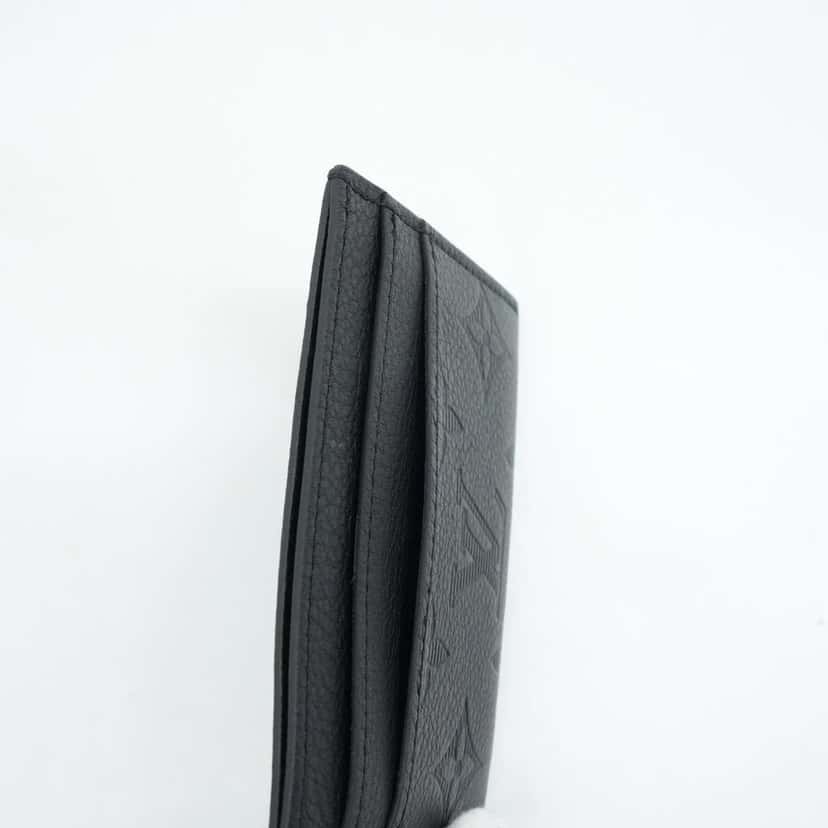 Louis Vuitton Card Holder G65 Black M81415 Black Leather Good condition - Inside View