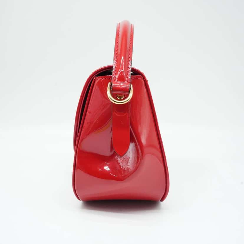Louis Vuitton Pasadena Red M90944 Red Leather Good condition - Back View