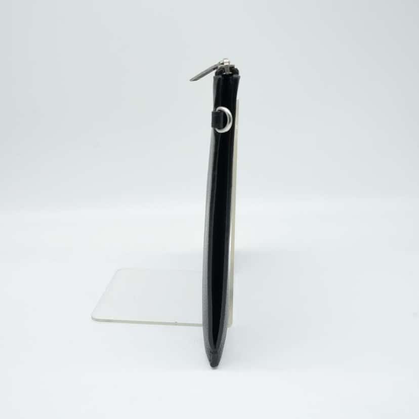 Saint Laurent Cassandre Leather Tablet Case Black Fair condition - Model View