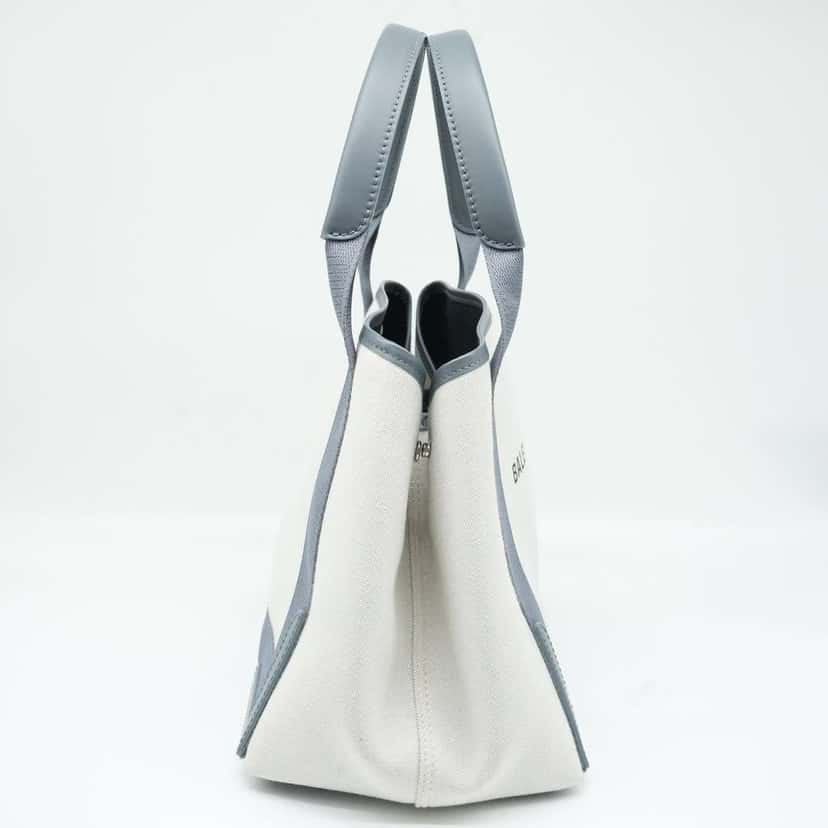 Balenciaga Navy XS Grey Cabas Bag Grey Fair condition - Back View
