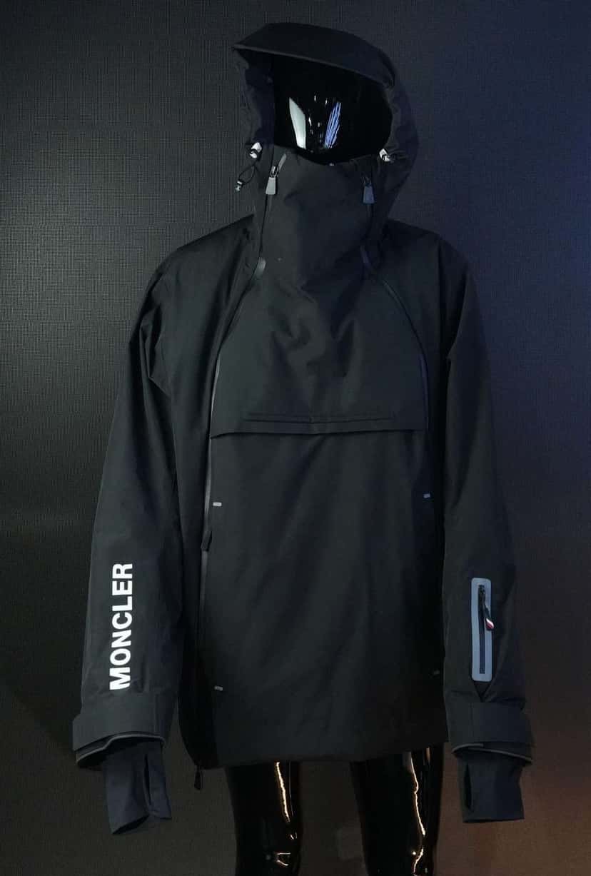 Moncler Grenoble Staz GORE-TEX Ski Jacket Black Size M Black Good condition - Model View