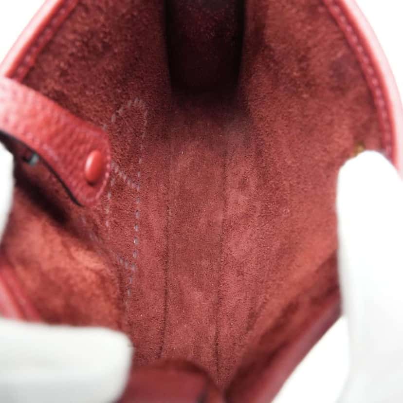 Hermès Mini Evelyne TPM Amazone Rose Taurillon Clemence Leather Red Good condition - Box View