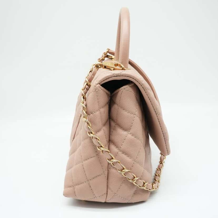 Chanel Coco Handle Bag 25732892 Beige Good condition - Back View