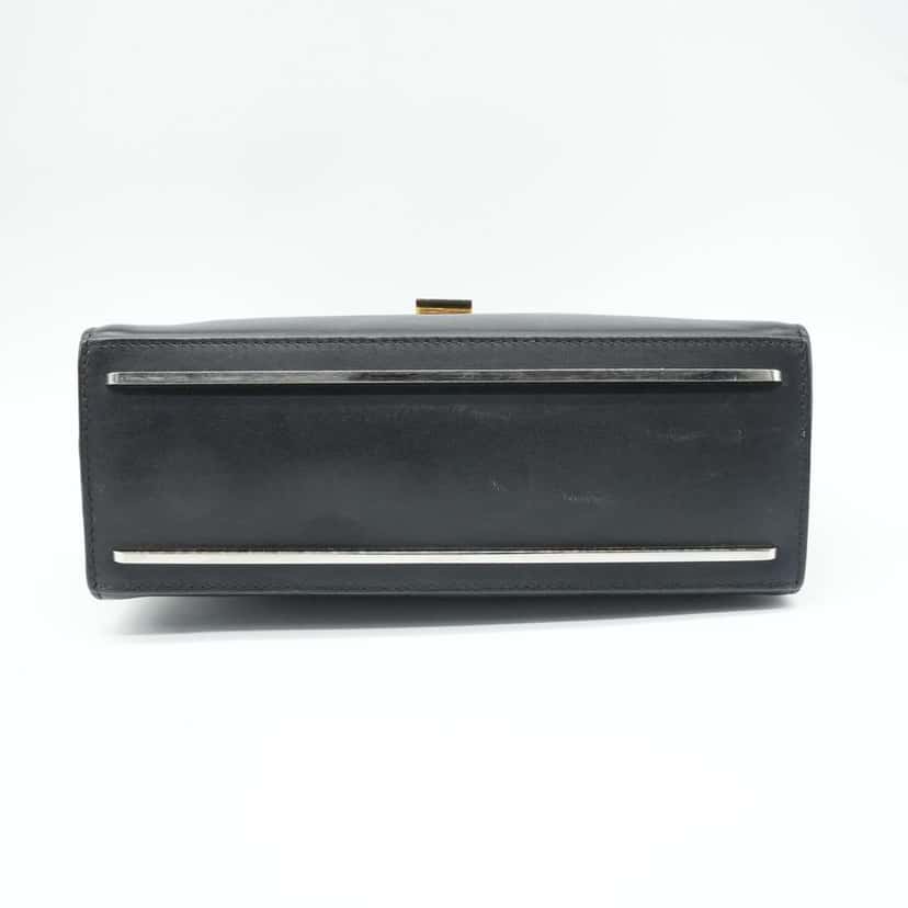 Balenciaga Le Dix Cartable Black Leather Top Handle Bag Black Leather Good condition - Box View