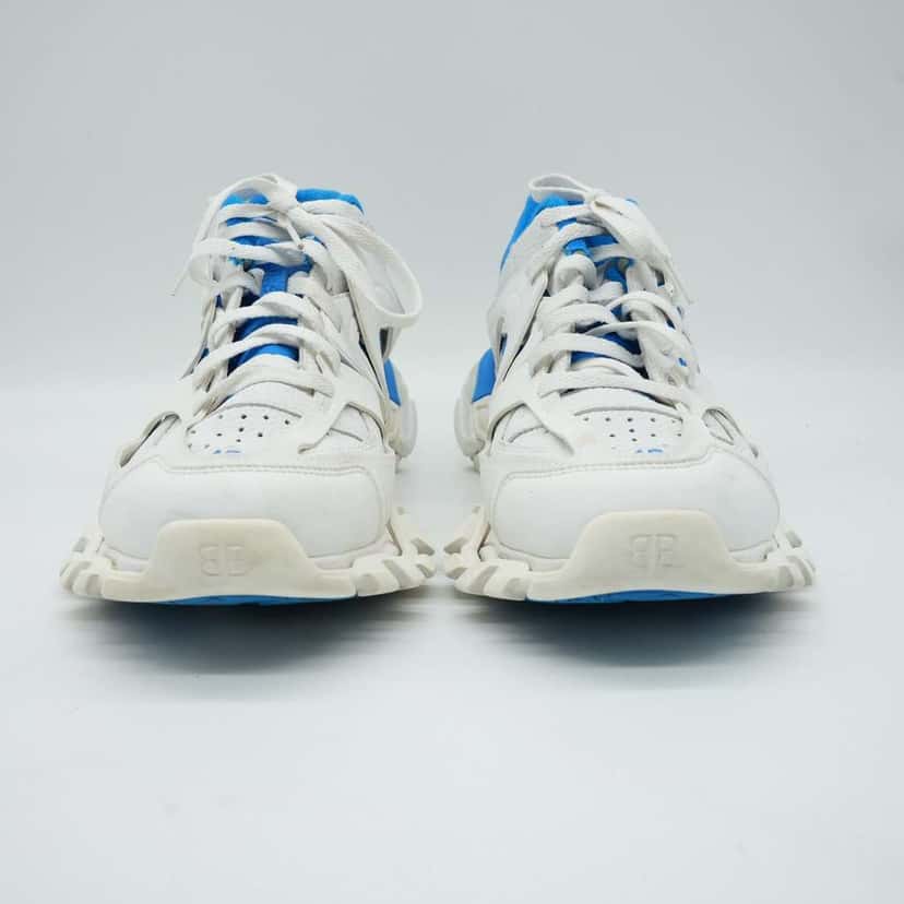 Balenciaga Balenciaga x Adidas Track Forum Sneakers White & Blue Size 45 White Fair condition - Inside View
