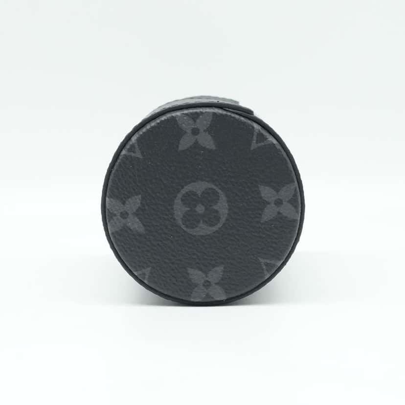Louis Vuitton Perfume Travel Case Black Monogram Eclipse Black Canvas Good condition - Box View