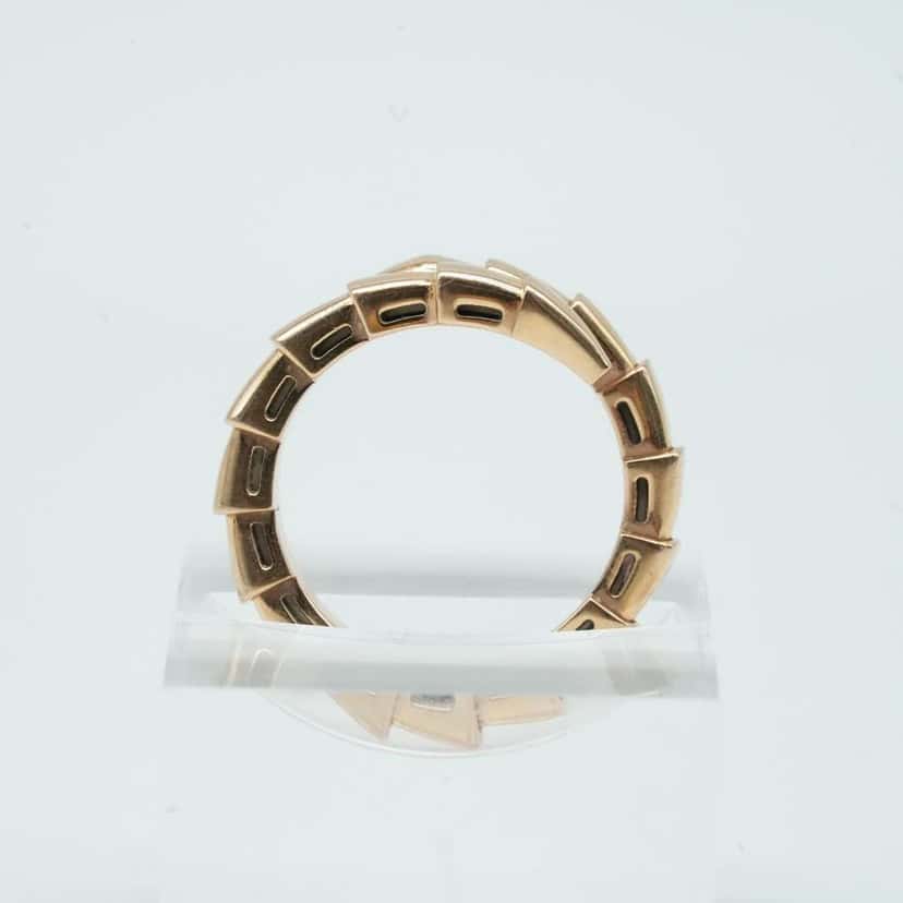 Bvlgari Ring 18K Pink Gold 5.5 M Size 7R3PMM 6.45g 1231VI Gold Rose Gold Good condition - Box View