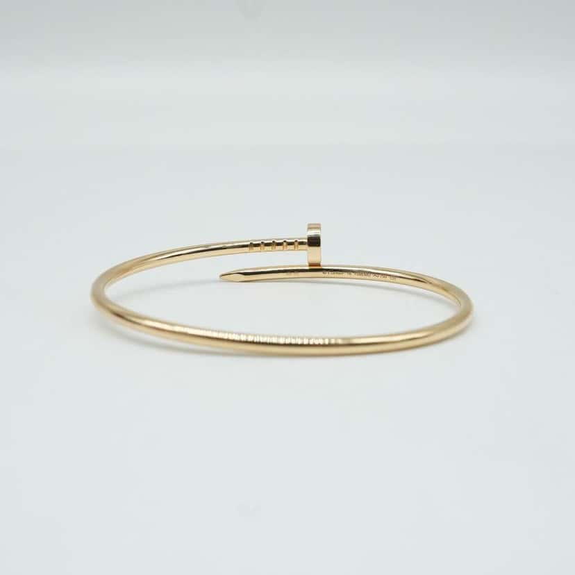 Cartier Just Un Clou  Bracelet 18K Yellow Gold SM Size:16 159MU 9.06g Gold Good condition - Model View