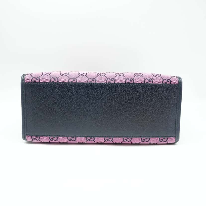 Gucci GG Supreme Canvas Multicolor Small Handbag Pink Pink Canvas Good condition - Box View