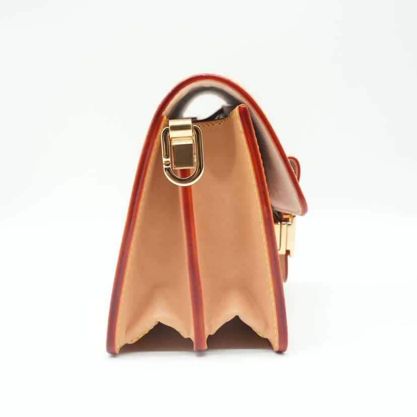 Louis Vuitton MM Dauphine In Pink and Beige Pink Good condition - Back View