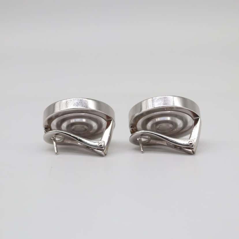 Chopard Happy Spirit with Dancing Diamond WG Earrings 36.3g Gold White Gold Good condition - Inside View