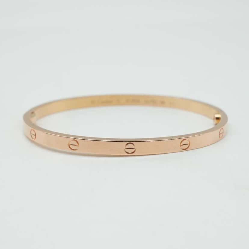 Cartier Love Bracelet 18K Rose Gold Small Size:16 17.90g Gold Rose Gold Good condition - Inside View