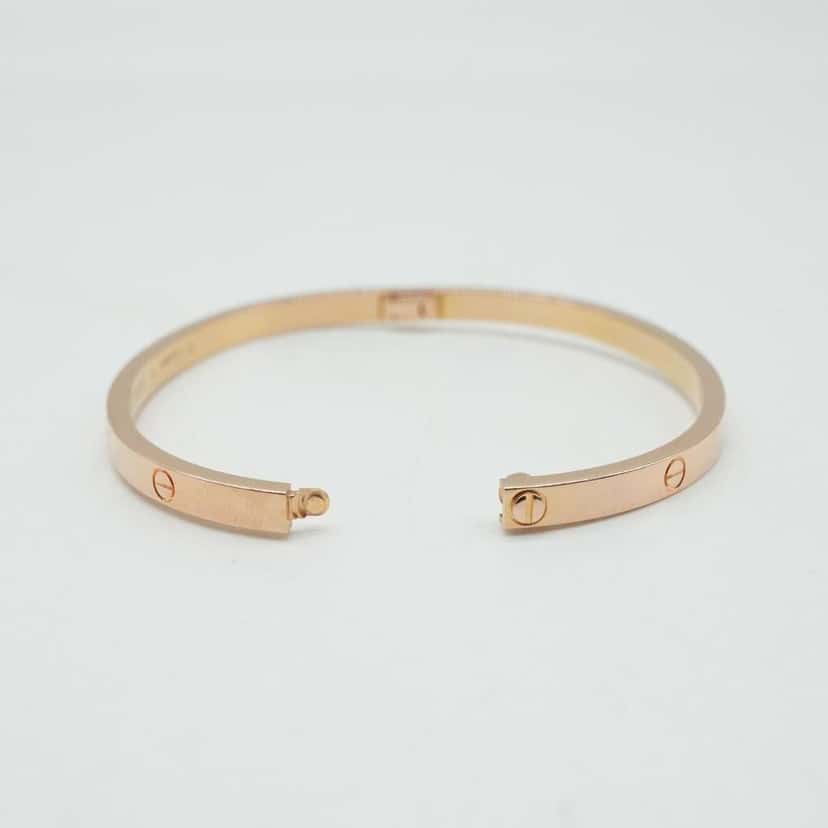 Cartier Love Bracelet 18K Rose Gold Small Size:16 17.90g Gold Rose Gold Good condition - Box View