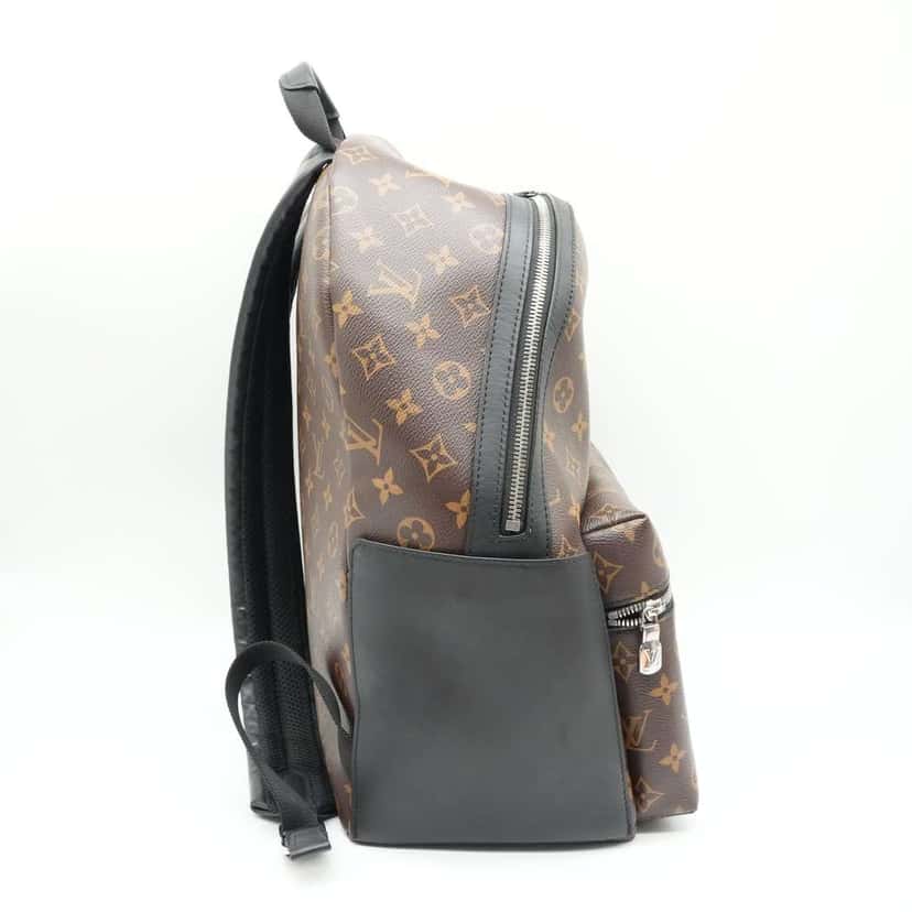 Louis Vuitton Discovery Backpack PM Monogram Macassar Canvas M46684 Brown Good condition - Back View