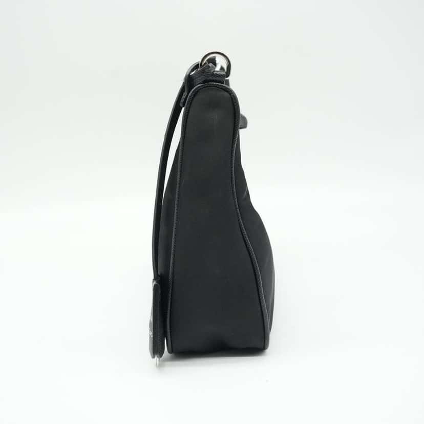 Prada Re-Edition 2005 Re-Nylon Black Bag PO Black Fair condition - Box View