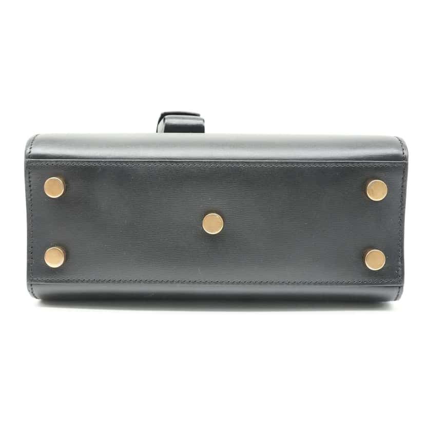 Saint Laurent Sac De Jour Nano Leather Tote BO/DB/K/ST Black Leather Fair condition - Box View