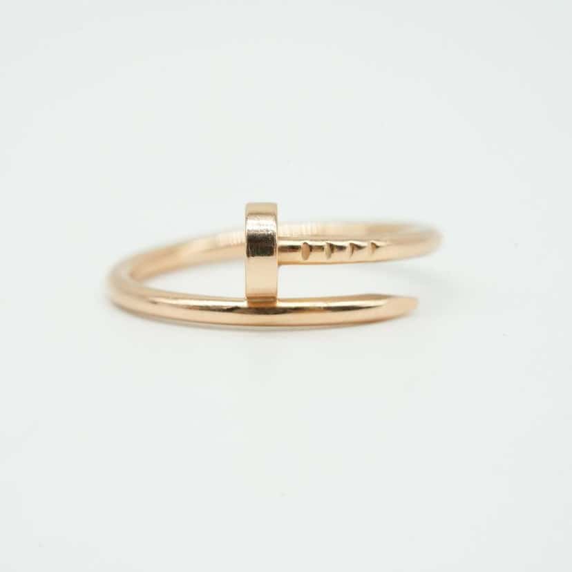 Cartier Juste Un Clou Small 18K Pink Gold Ring 3.4g Size: 54 Gold Good condition - Box View