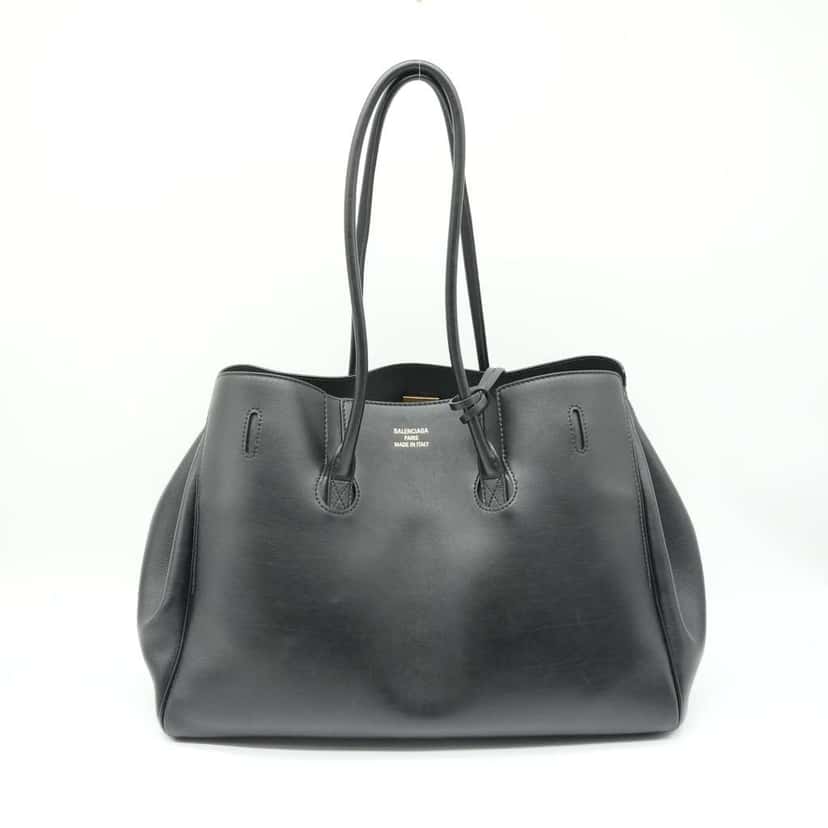 Balenciaga Bel Air Black Leather Bag DB Black Leather Fair condition - Model View