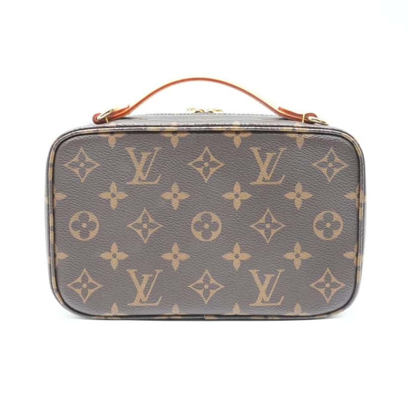 Louis Vuitton Utility Monogram Canvas Crossbody Shoulder Handbag M80446 Brown Fair condition - Back View