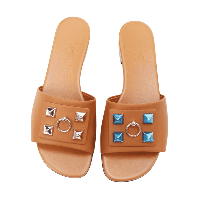 Hermès Dune Brown Leather Never worn, with tag - Front View