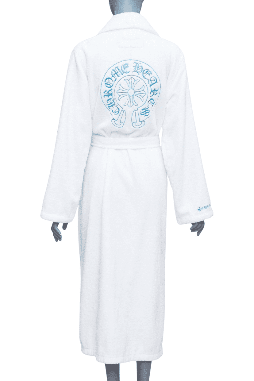 Chrome Hearts White Logo Robe White Cotton Very good condition - Front View
