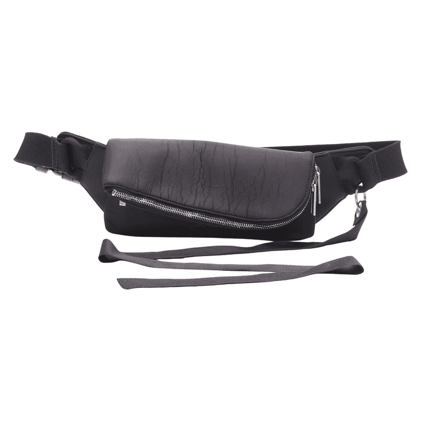 Rick Owens Neoprene Belt Bag Black Never worn, with tag - Front View