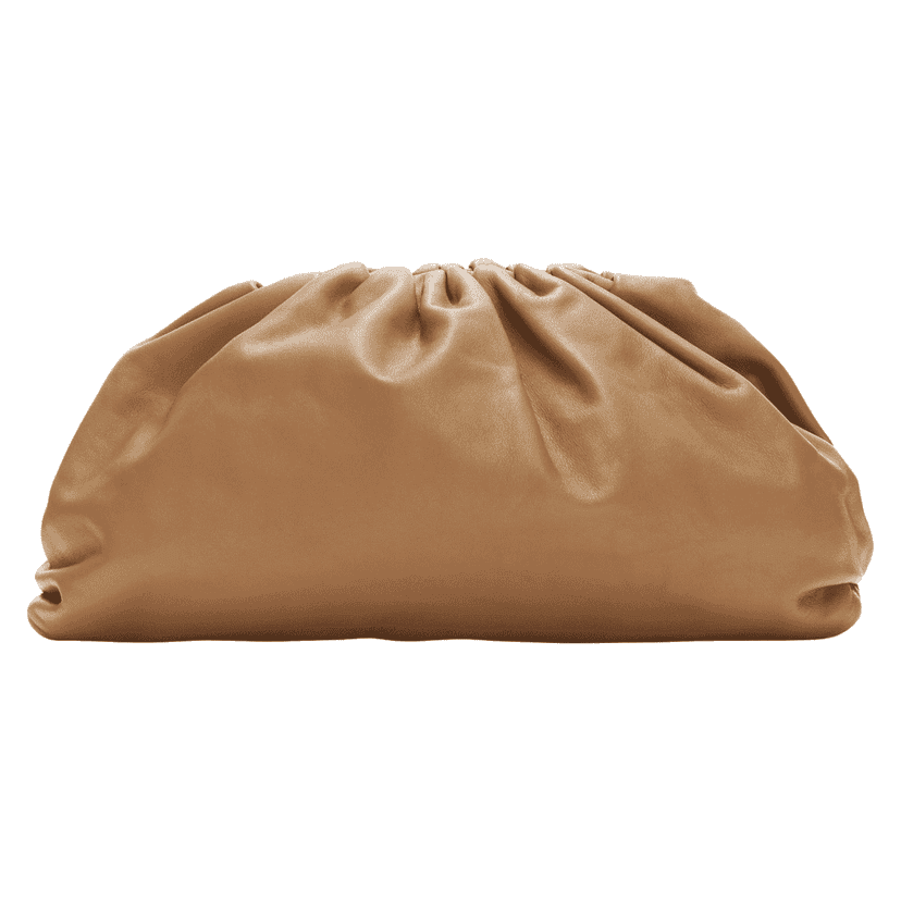 Bottega Veneta The Pouch Brown Leather Never worn - Front View