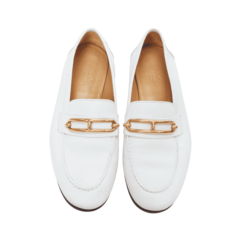 Hermès Colette White Leather Good condition - Front View