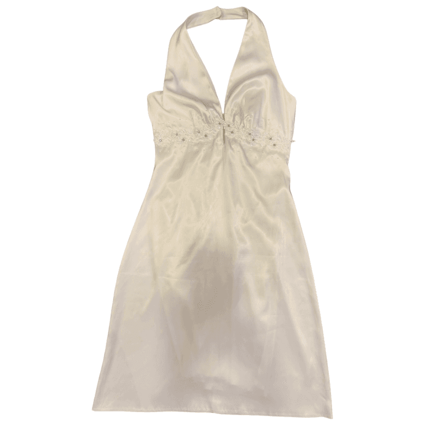 Dolce & Gabbana White Silk Dress White Silk Very good condition - Front View