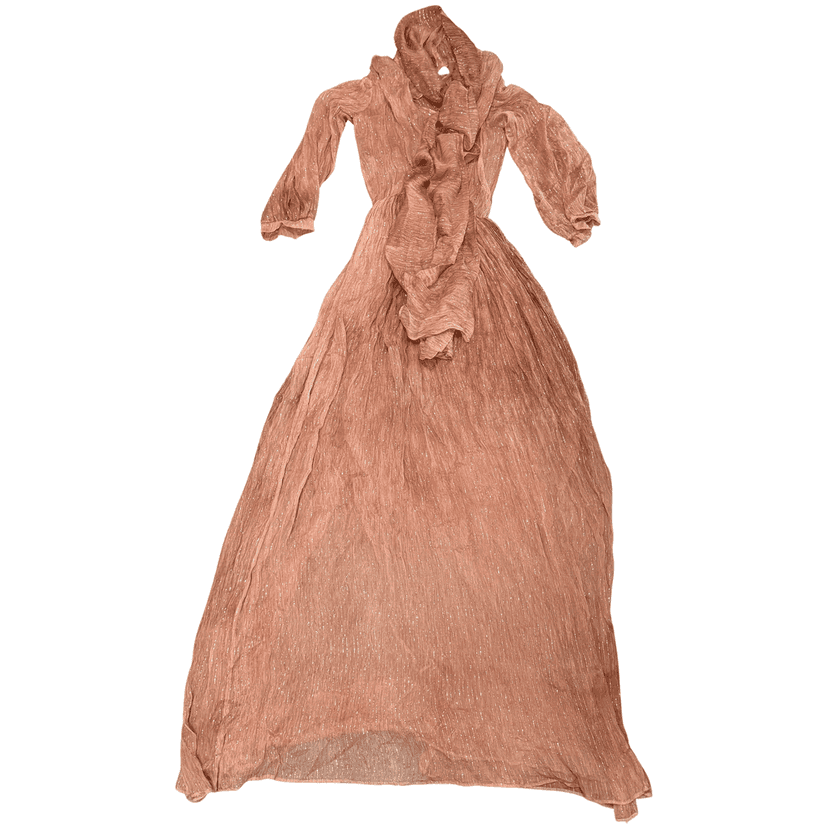 Dolce & Gabbana Long Pink Dress Pink Viscose Good condition - Front View