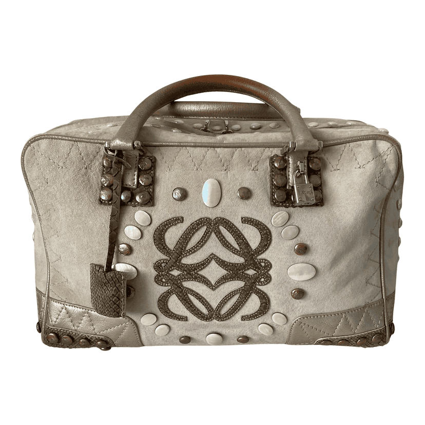 Loewe Amazona Beige Suede Good condition - Front View