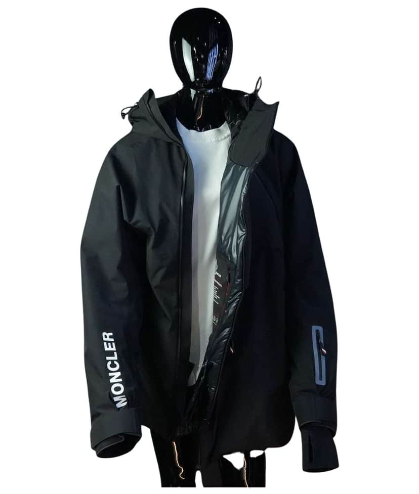 Moncler Grenoble Staz GORE-TEX Ski Jacket Black Size M Black Good condition - Front View