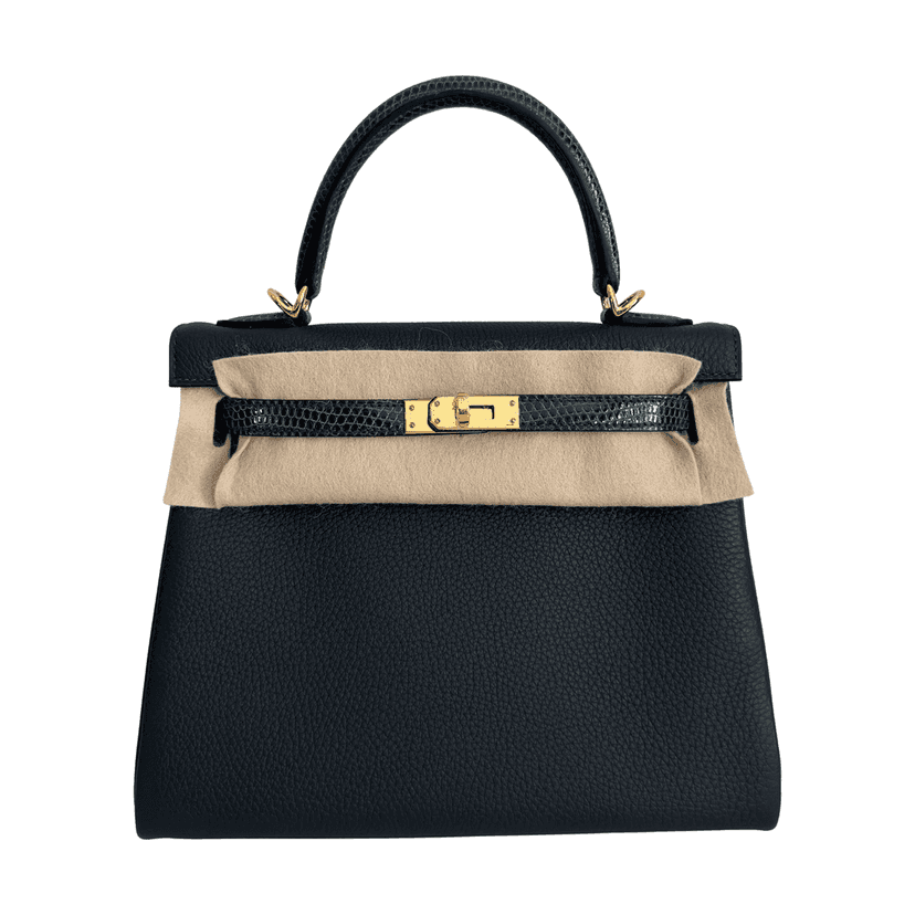 Hermès Kelly 25 Green Leather Never worn - Front View