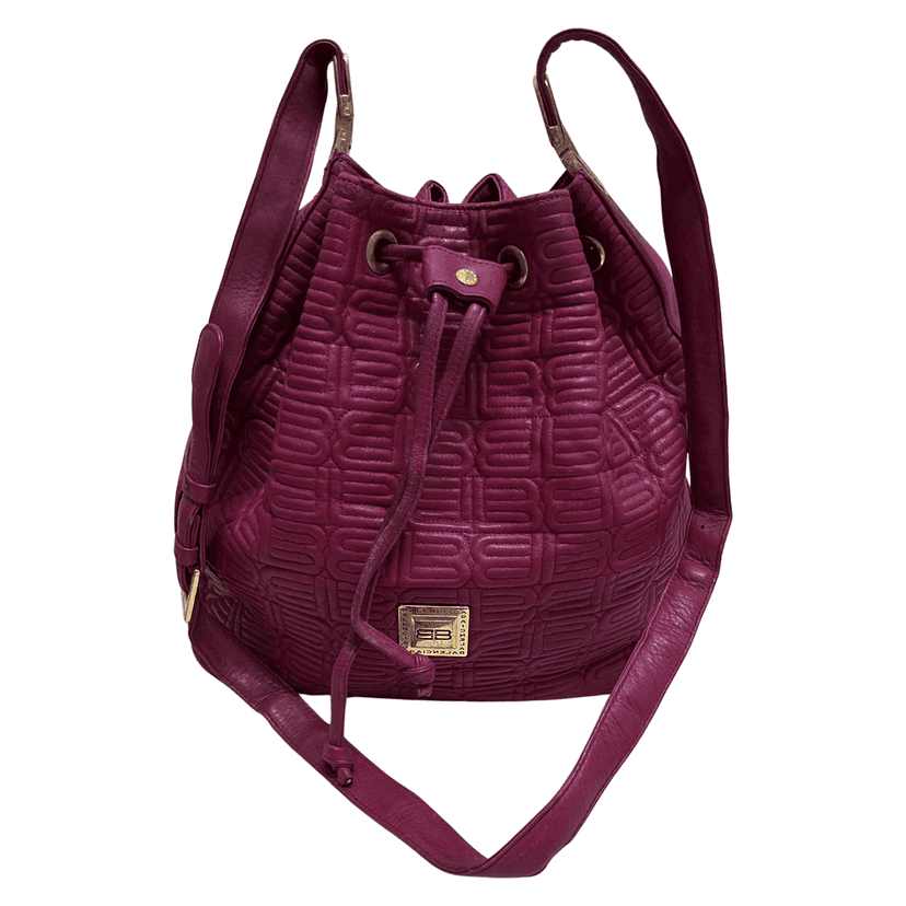 Balenciaga Drawstring Leather in Red Red Leather Very good condition - Front View