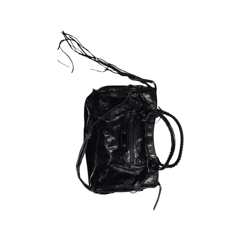 Balenciaga Black city Bag Black Leather Very good condition - Front View