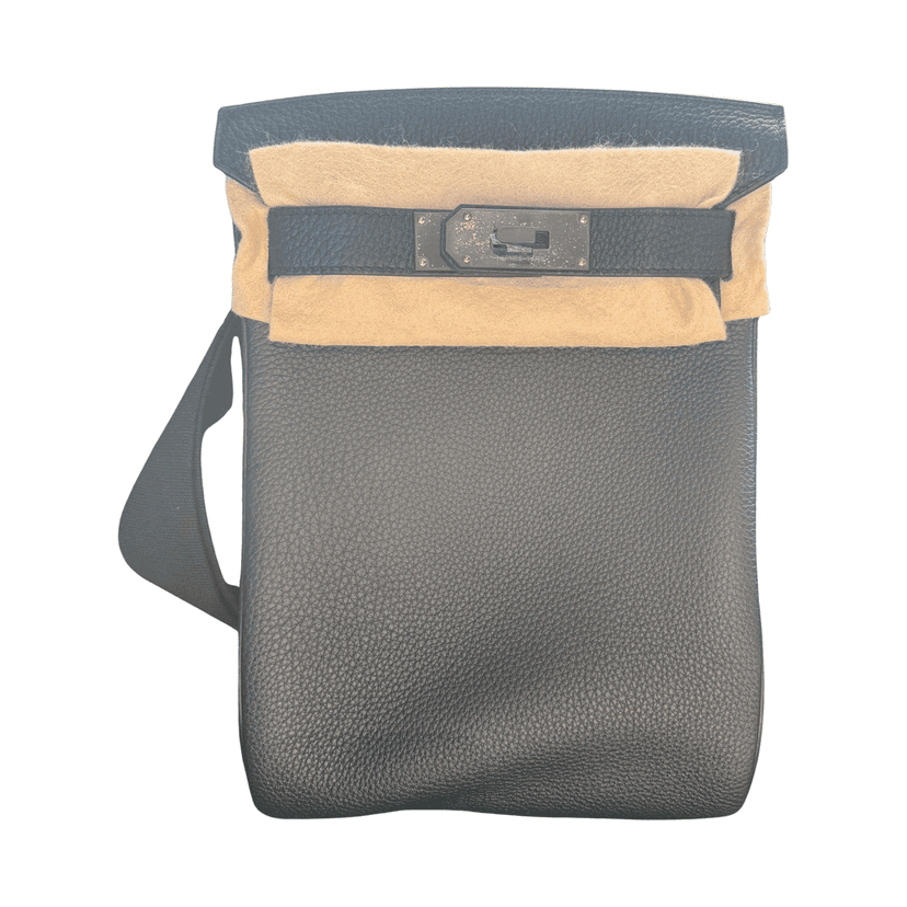 Hermès Hermes Hac A Dos Black Leather Never worn, with tag - Front View