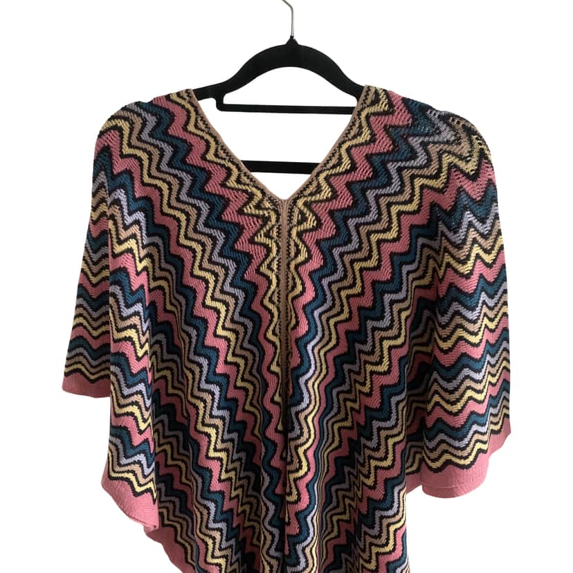 Missoni Multicolour Chevron Poncho