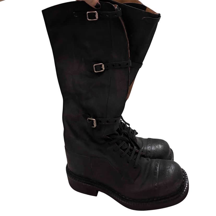 Miu Miu Miu Miu Leather Boots Black Leather Very good condition - Front View