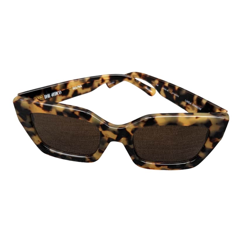 Linda Farrow Attico Tortoise Shell Sunglasses