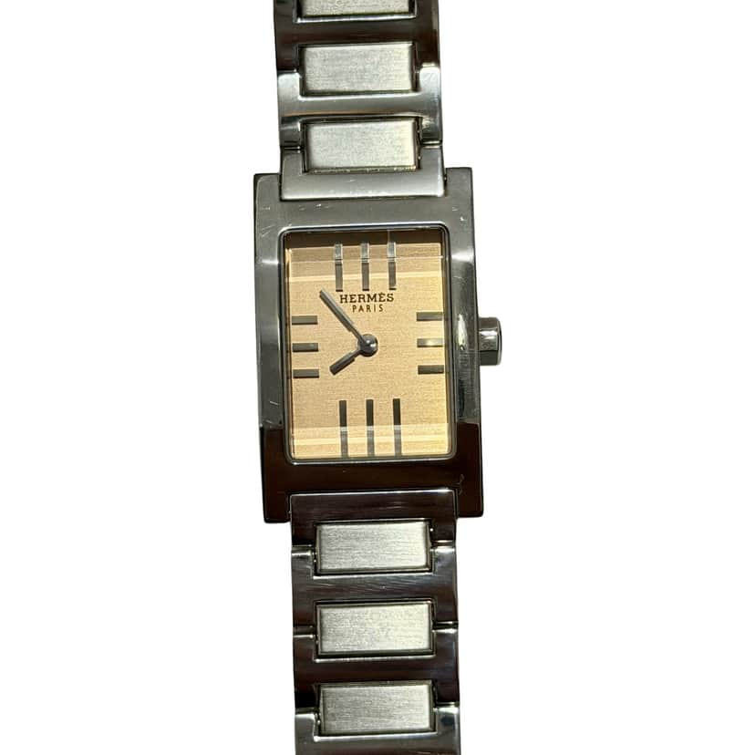 Hermès Hermes Tandem TA1.210 Silver Very good condition - Front View