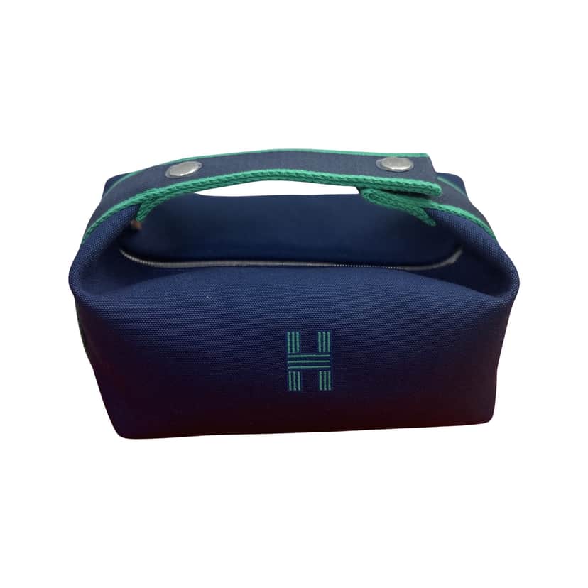 Hermès Bride à brac Blue Cotton Never worn, with tag - Front View