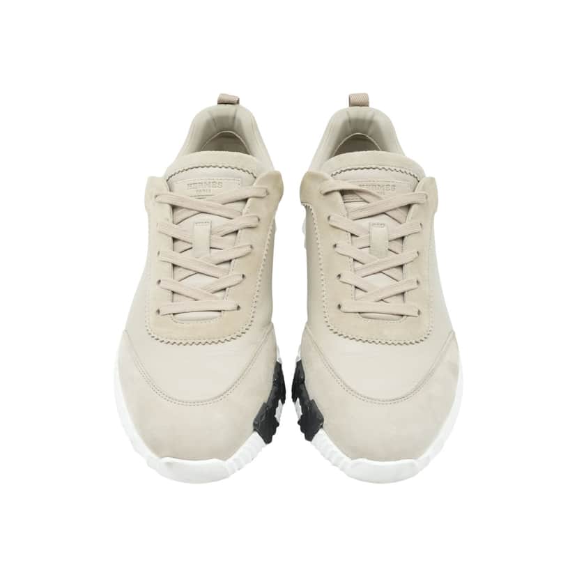 Hermès Boucing Snaecker Beige Color DB  Size 44 Beige Leather Fair condition - Front View