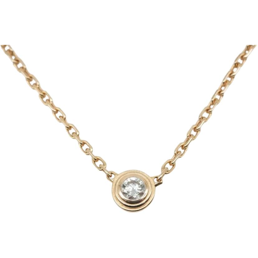 Cartier D'amour Pendant, Diamond, Mini model 2.1g Gold Good condition - Front View