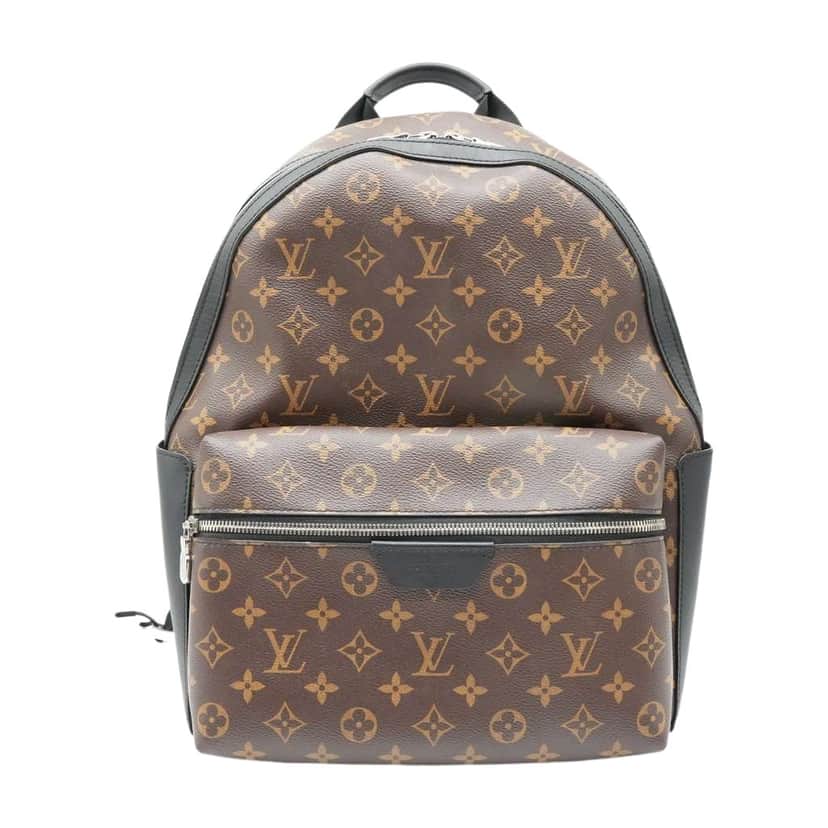Louis Vuitton Discovery Backpack PM Monogram Macassar Canvas M46684 Brown Good condition - Front View