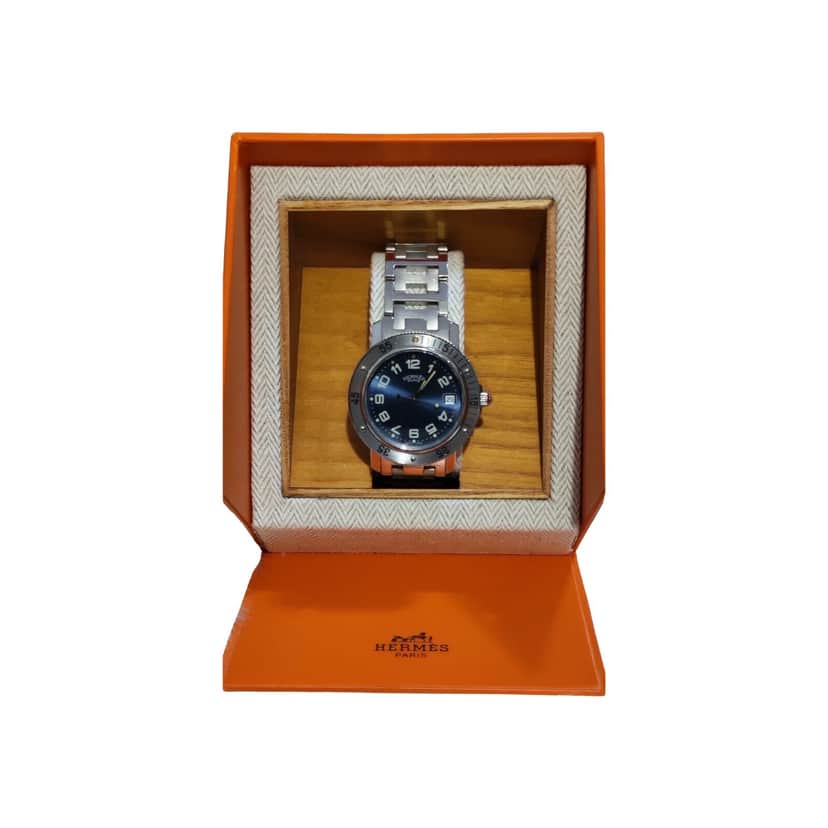 Hermès Hermes Clipper Diver CL5.210 Metallic Very good condition - Front View