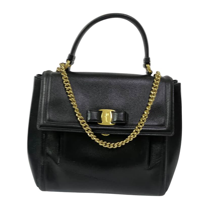Salvatore Ferragamo Salvatore Ferragamo 2way bag Black Very good condition - Front View